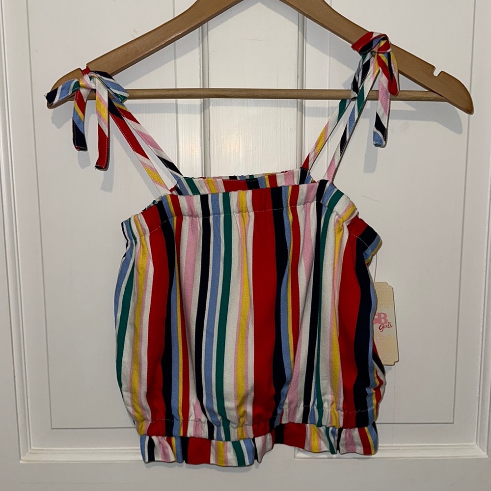 GB Girls Striped Crop top
